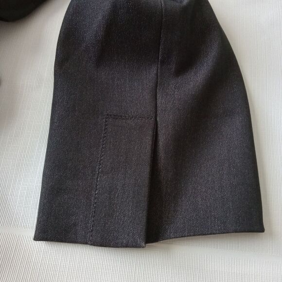 T Tahari Black and Gray Button Front Embellished Fitted Blazer Jacket Women's 8 - Picture 13 of 13